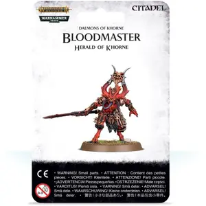 Figurine Games Workshop Warhammer AoS & 40k - Daemons Of Khorne Bloodmaster, Herald of Khorne image-0