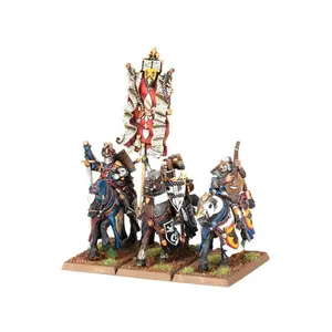 Figurine Games Workshop Warhammer ToW - Kingdom of Bretonnia État-Major de Chevaliers de la Quête image-1