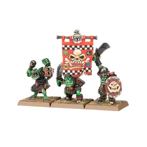Figurine Games Workshop Warhammer ToW - Orc & Gobelin : Etat-Major de Kostos Orques image-0