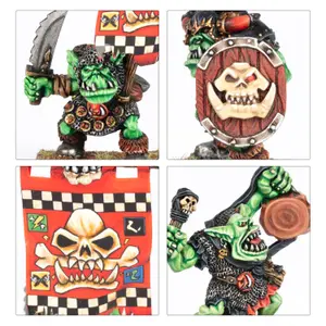 Figurine Games Workshop Warhammer ToW - Orc & Gobelin : Etat-Major de Kostos Orques image-2