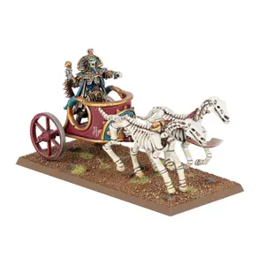 Figurine Games Workshop Warhammer ToW - Tomb Kings of Khemri Roi des Tombes sur Char image-0