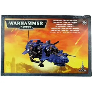 99-piece figurine Games Workshop Warhammer 40k - Space Marine Land Speeder Storm image-0