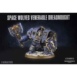 Figurine Games Workshop Warhammer 40k - Space Wolves Dreadnought Venerable image-1