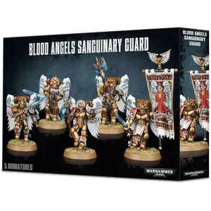 Set of 5 figurines, 95 pieces each Games Workshop Warhammer 40k - Blood Angels Garde Sanguinienne image-0
