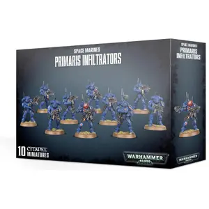 Set of 10 figurines, 266 pieces each Games Workshop Warhammer 40k - Space Marine Primaris Infiltrators image-0
