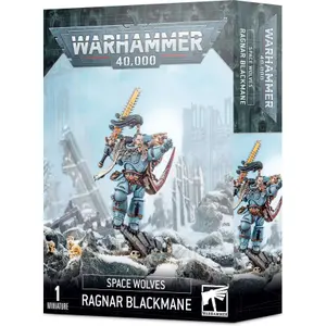 Figurine Games Workshop Warhammer 40k - Space Wolves Ragnar Criniere Noire image-0