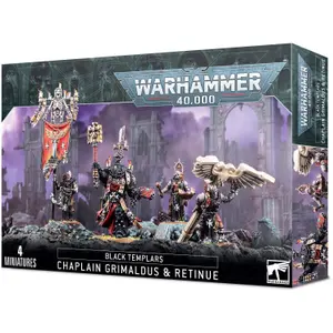Φιγούρα Games Workshop Warhammer 40k - Black Templars Chapelain Grimaldus et sa Suite image-0