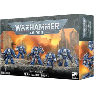 Figurine Games Workshop Warhammer 40k - Space Marines Escouade de Terminators image-0