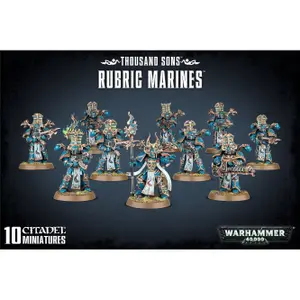 Figurine Games Workshop Warhammer 40k - Thousand Sons Marines Rubric image-0