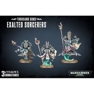 Figurine Games Workshop Warhammer 40k - Thousand Sons Exalted Sorcerers image-0