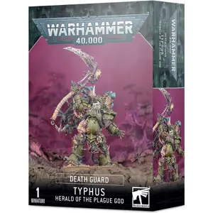 Figurine Games Workshop Warhammer 40k - Death Guard Typhus : Typhus - Héraut du Dieu de la Peste image-0