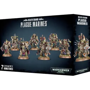 Figurine Games Workshop Warhammer 40k - Death Guard Plague Marines image-0