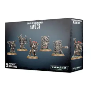 Φιγούρα Games Workshop Warhammer 40k - Space Marine du Chaos Havocs 2019 image-1