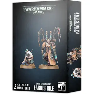 Figurine Games Workshop Warhammer 40k - Space Marine du Chaos Fabius Bile image-0