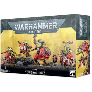 Φιγούρα Games Workshop Warhammer 40k - Orks Boyz sur Squigliers image-0
