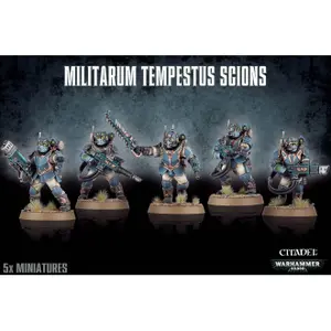 Figurine Games Workshop Warhammer 40k - Astra Militarum Tempestus Scions Squad / Scions Squad image-0