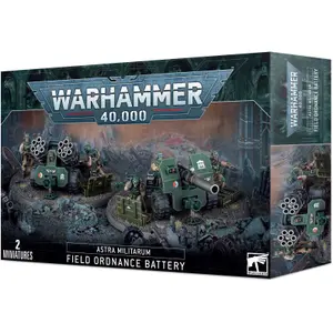Beeldje Games Workshop Warhammer 40k - Astra Militarum Batterie d'Artillerie image-0