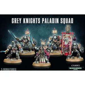 Figurine Games Workshop Warhammer 40k - Grey Knights Paladins / Terminators Squad image-1