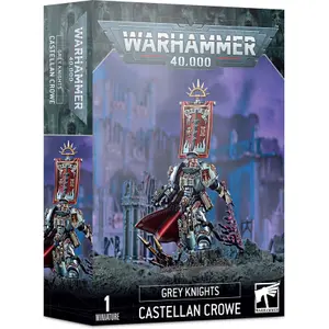 Figurine Games Workshop Warhammer 40k - Grey Knights Castellan Crowe image-0