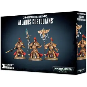 Figurine Games Workshop Warhammer 40k - Adeptus Custodes Allarus Custodian image-1