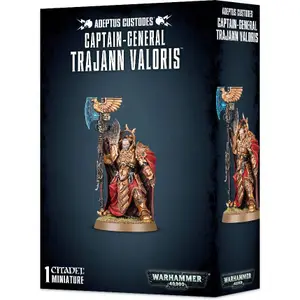Figurine Games Workshop Warhammer 40k - Adeptus Custodes Captain General Trajann Valoris image-0