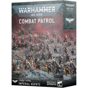 Figurine Games Workshop Warhammer 40k - Patrouille Agents Imperiaux (2024) (x33)