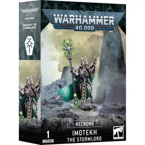 Φιγούρα Games Workshop Warhammer 40k - Necron Imotekh : Le Seigneur des Tempetes image-0