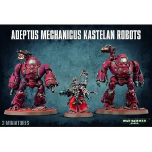 Figurine Games Workshop Warhammer 40k - Adeptus Mechanicus Kastelan Robots image-0