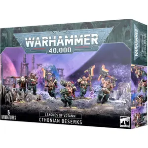 Figurine Ligues de Votann Games Workshop Warhammer 40k Berserks Cthoniens image-0