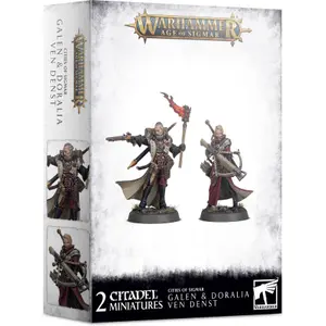 Set aus 2 Figuren mit 18 Teilen Games Workshop Warhammer AoS - Galen & Doralia Ven Denst image-0