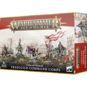 Figurine Games Workshop Warhammer AoS - Cities of Sigmar Corps de Commandement de la Freeguild image-0