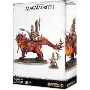 Φιγούρες Games Workshop Warhammer AoS - Fyreslayers Runefather on Magmadroth (x2) image-1