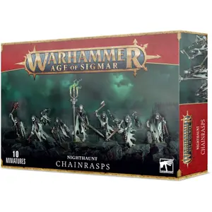 Set of 10 figurines of 20 pieces Games Workshop Warhammer AoS - Easy to Build: Nighthaunt Chainrasp Hordes image-1
