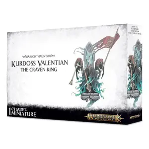 Φιγούρα 19 κομματιών Games Workshop Warhammer AoS - Nighthaunt Kurdoss Valentian, Le Roi Veule image-0