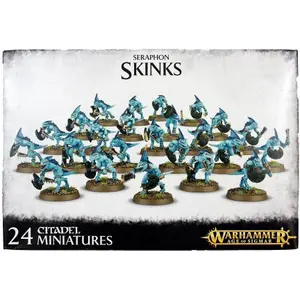 Set aus 24 Figuren mit 132 Teilen Games Workshop Warhammer AoS - Seraphon Skinks image-0