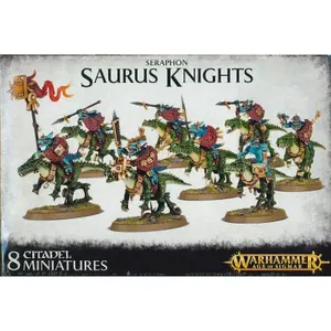 Pack of 8 93-piece figurines Games Workshop Warhammer AoS - Seraphon Saurus Knights image-0
