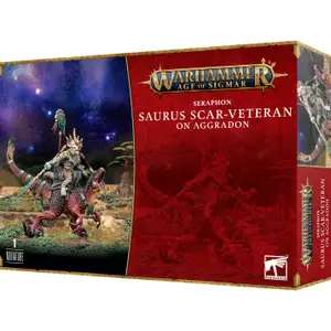 Figurine Games Workshop Warhammer AoS - Seraphon Vétéran Scarifié Saurus Aggradon image-0