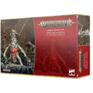 Φιγούρα 24 τεμαχίων Games Workshop Warhammer AoS - Orruk Warclans Boss Bestiaire sur Troggoth Fangebrute image-0