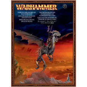 Jeux de société Games Workshop Warhammer AoS Elfe Noir Dynaste sur Dragon Noir