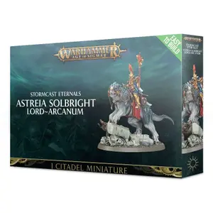 25-piece figurine Games Workshop Warhammer AoS - Easy to Build : Stormcast Etermals Astreia Solbright, Lord-Arcanum image-0