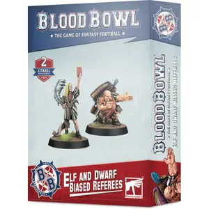Figurine- Seconde Saison : Arbitres Partiaux Elfe et Nain Games Workshop Blood Bowl image-0