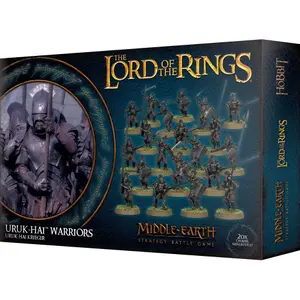 Φιγούρες 32 κομματιών Games Workshop Warhammer Middle Earth - Uruk-hai Guerriers (x20) image-0