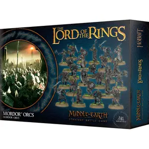 Set of 24 34-piece figurines Games Workshop Warhammer Middle Earth - Mordor Orcs image-0
