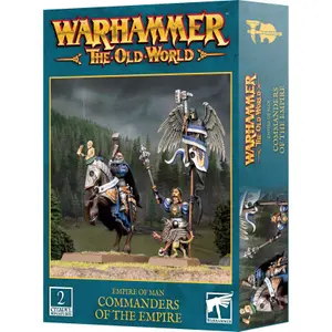 Figurine Games Workshop Warhammer ToW - Empire de L'Homme : Commandants de L'Empire (x2) image-0