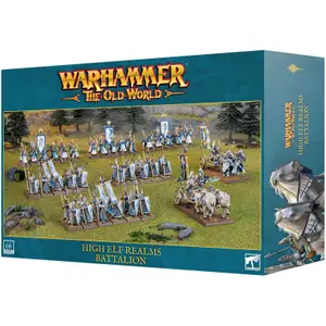 Figurine Games Workshop Warhammer ToW - Royaumes des Hauts Elfes : Bataillon (x66)