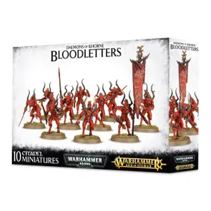 Figurines Games Workshop Warhammer AoS & 40k - Daemons Of Khorne Bloodletters (x10) image-1