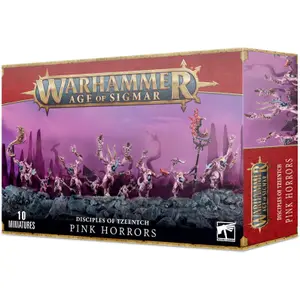 Set of 10 figurines, 55 pieces each Games Workshop Warhammer AoS & 40k - Chaos Daemons Horreurs Rose de Tzeentch image-1