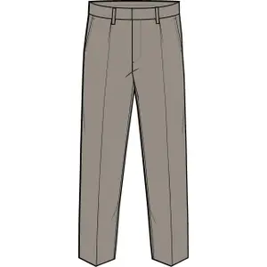 Flannel suit trousers Gant image-1