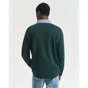 Langærmet poloshirt Gant Classic Heavy Rugger image-3