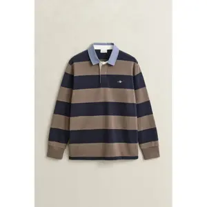 Langærmet poloshirt Gant Classic Heavy Rugger image-1